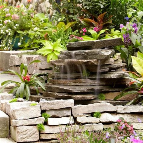 How To Build A Backyard Waterfall Waterfalls Backyard Fountains