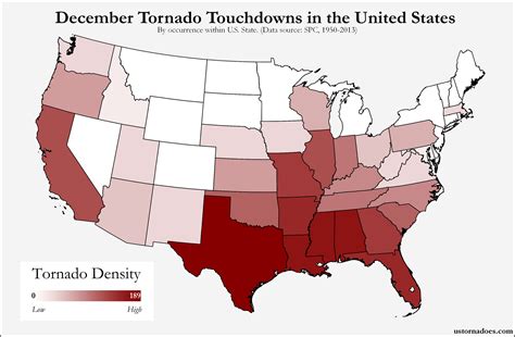 Heres Where Tornadoes Typically Form In December Across The United