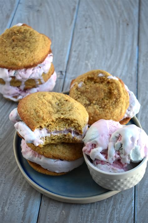 Giant Cotton Candy Sugar Cookie Ice Cream Sandwiches The Nutritionist
