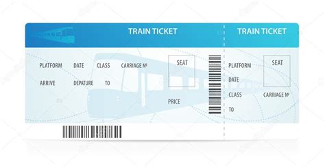 Pictures Train Tickets Template Vector Train Ticket Template