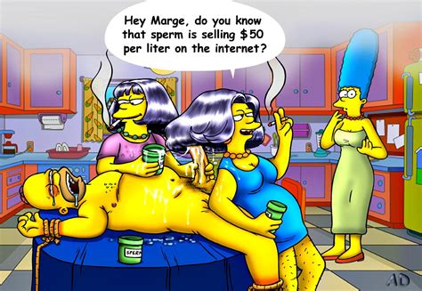Post Homer Simpson Marge Simpson Patty Bouvier Selma Bouvier The Simpsons Advertisement