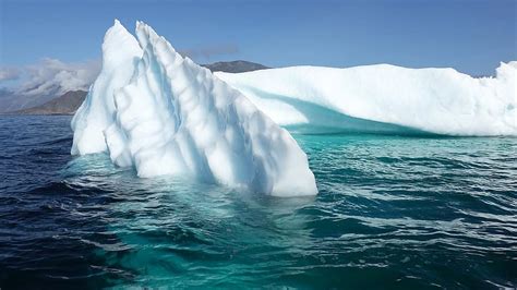Iceberg Ice Greenland Frozen Cold Sea Nature Landscape Polar