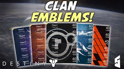 Destiny New Clan Emblems Insane Idea Youtube