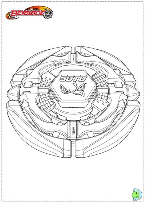 Beyblade Coloring Page