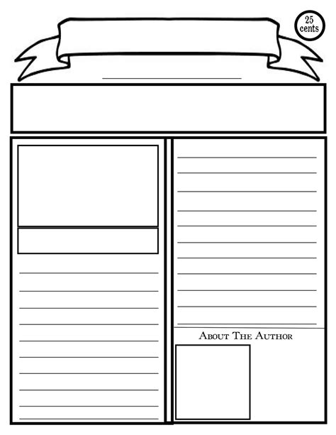 O discuss each section and. blank newspaper template for kids printable | P2C.info