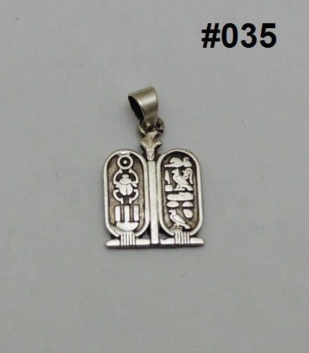 Hallmark Egyptian Pharaonic Silver Pendantlotus Basteteye Of Horus