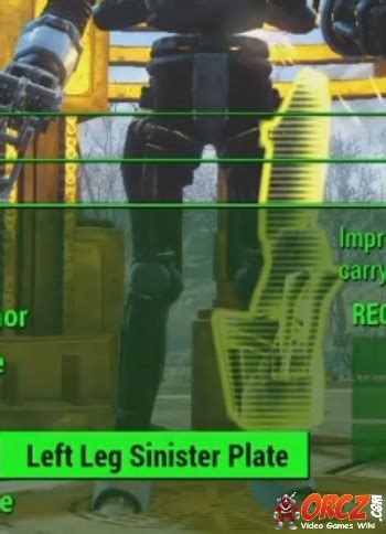 Fallout Left Leg Sinister Plate Orcz Com The Video Games Wiki