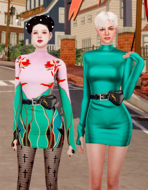 Rimings Hipsack And Tight Short Dress • Sims 4 Downloads
