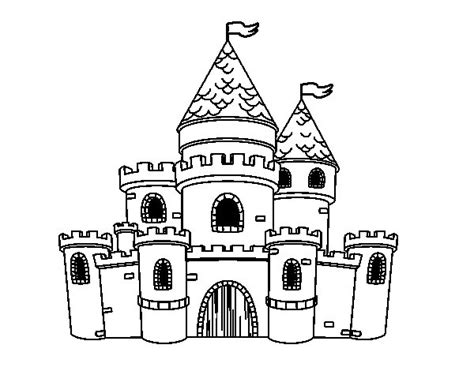 Ver más ideas sobre castillo para colorear, pintura y dibujo, dibujar arte. Dibujo de Castillo de princesas para Colorear - Dibujos.net