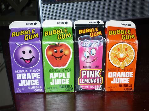 These Little Bubble Gum Cartons Nostalgia Gum Bubble Gum Bubbles