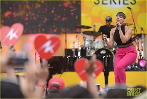 Alicia Keys Performs For Good Morning Americas Concert Series Photo