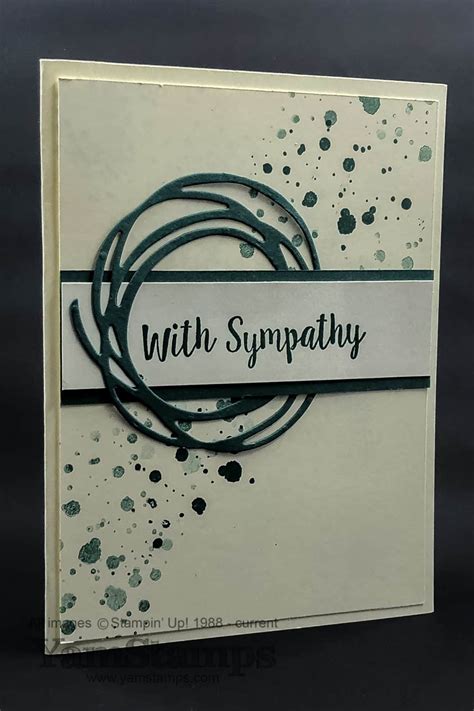 Simple Handmade Sympathy Card Lindas Stamping Blog