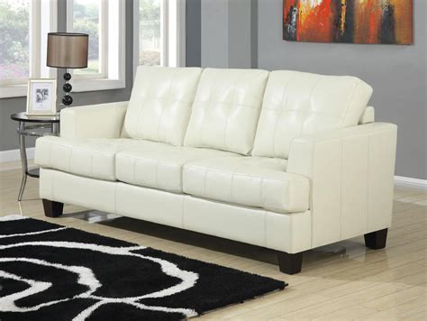 Samuel Cream Leather Living Room Set 501691 From Coaster 501691
