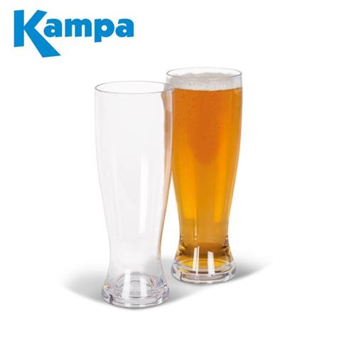 Kampa Pack Of 2 Polycarbonate Beer Glasses Purely Outdoors
