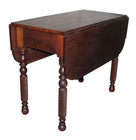 The table is small, but just what i needed for a small kitchen. Antique Drop Leaf Table with Serpentine Legs | Olde Good Things