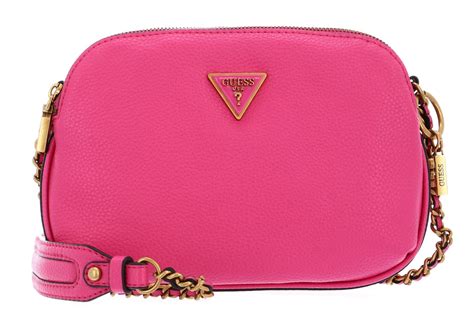 Guess Becci Girlfriend Double Zip Crossbody Bag Magenta Buy Bags Purses And Accessories Online