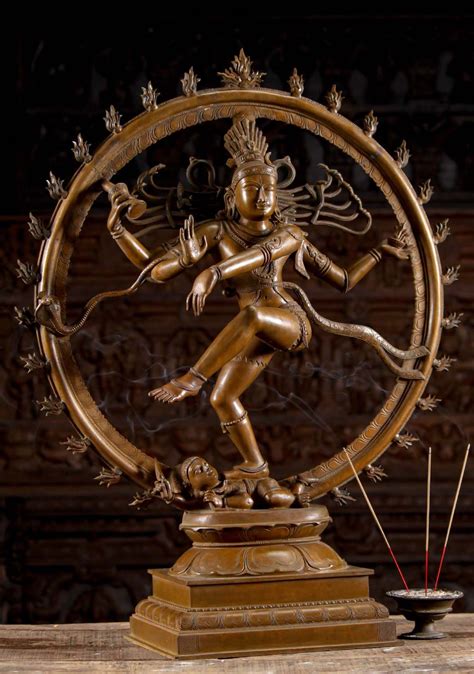 Sold Stunning Hand Crafted Bronze Sculpture Of Hindu God Shiva As Lord
