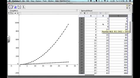 Graphing Sequences In Geogebra Youtube