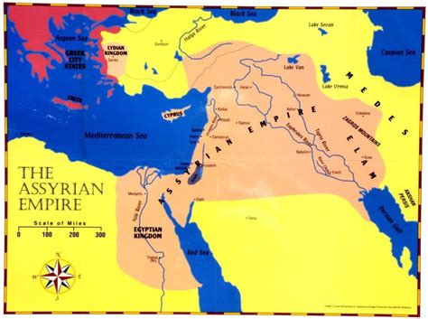 Old Testament Assyria Map