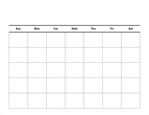 Free Printable Calendar By Week Weekly Calendar Template Next 4 Weeks