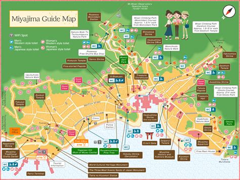 Guide Map Miyajima Guide Map Miyajima Tourist Association