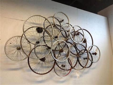 Bicycle Wheel Wall Art Decoración De Cervecería Decoración Bicicleta