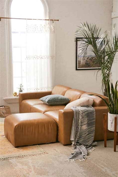 Modular Recycled Leather Sofa Urban Outfitters