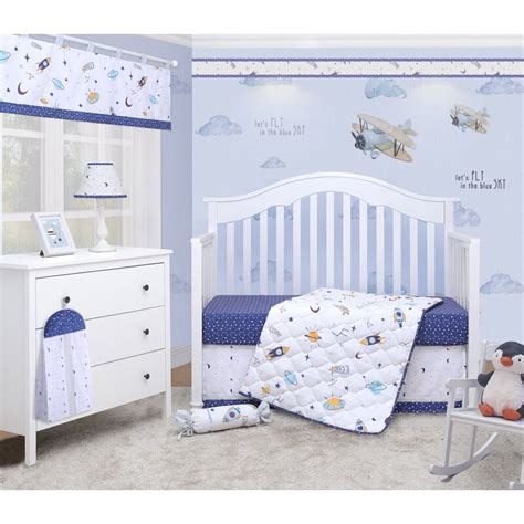 Whether you are looking for a complete nursery bedding set, or merely a bedding accessory, we have a variety of baby bedding brands to choose from, including stokke. Zoomie Kids Rawlings Outer Space Galaxy Baby Nursery 6 ...