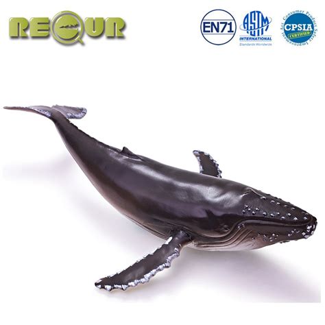 Buy Recur Toys 116” Humpback Whale Figure Toys Soft Hand Painted Skin