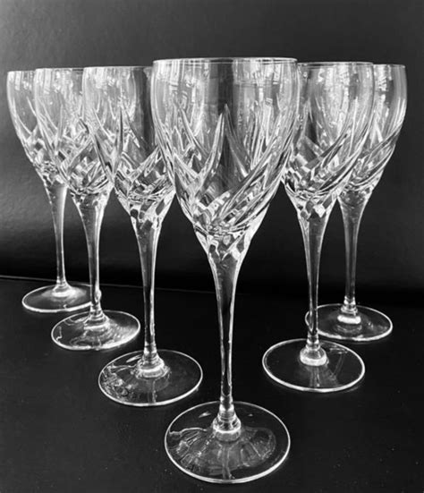 Wedgwood Set Of 6 Red Wine Glasses Lead Crystal Deep Catawiki