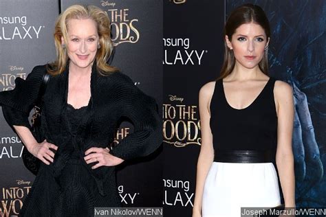 meryl streep anna kendrick attend into the woods premiere