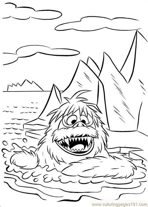 Abominable Snowman Coloring Page at GetColorings.com | Free printable colorings pages to print