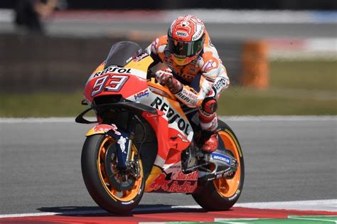 Für seinen zweiten wildcard einsatz 2005, hatte sich red bull adac ktm junior michael ranseder vorgenommen auf den leistungen vom gp in barcelona aufzubauen. Marc Marquez Rebut Pole Position MotoGP Belanda