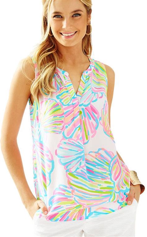 Sleeveless Stacey Top Lilly Pulitzer Lilly Pulitzer Outfits Resort