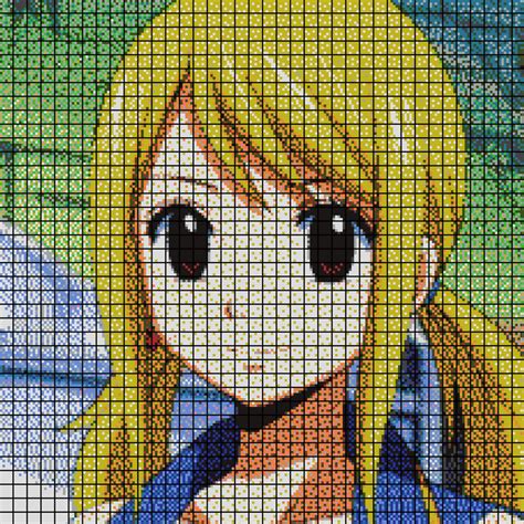 Minecraft Pixel Art Grid Easy Anime Pixel Art Grid Gallery