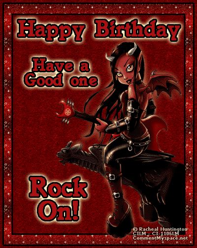 Metal Happy Birthday Wishes