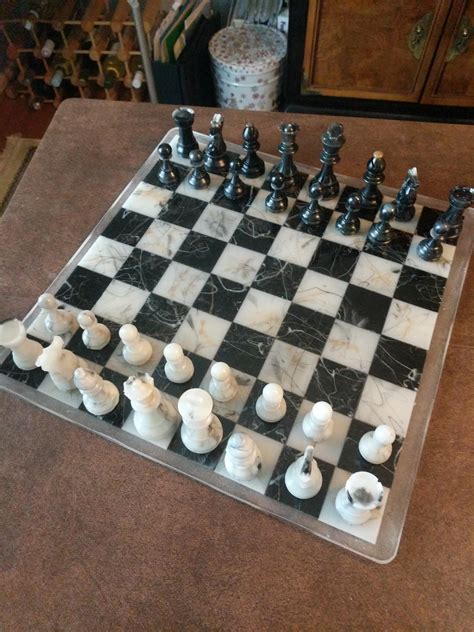 Chessboard Set Up 20 Vinyl Roll Up Chess Board Chess House Chess