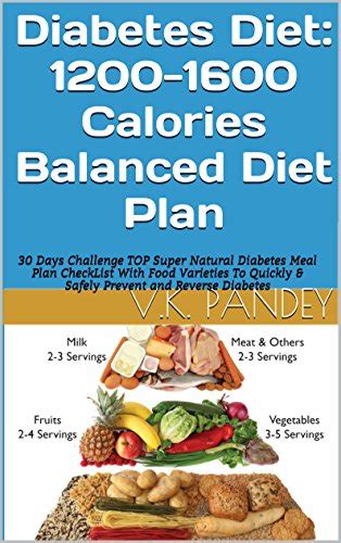 Jp Diabetes Diet 1200 1600 Calories Balanced Diet Plan 30