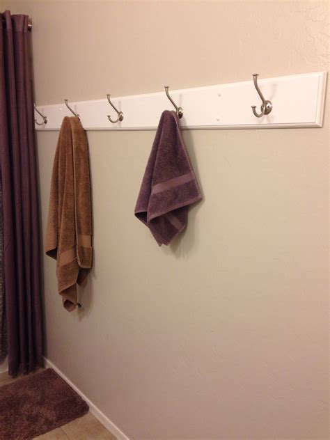 Plumbing pipe storage bar towel pot rack coat. DIY Bath towel hook holder. | Diy bath products, Bath ...