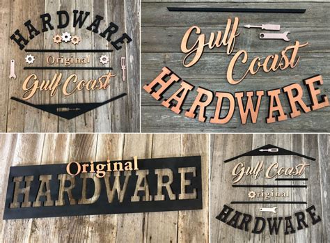 Vintage Hardware Co Sign Carvewright
