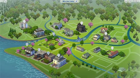 The Sims 4 Map View Is Getting A Colorful Update
