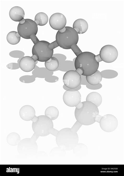 Molecule Ball And Stick Structure Black And White Stock Photos And Images