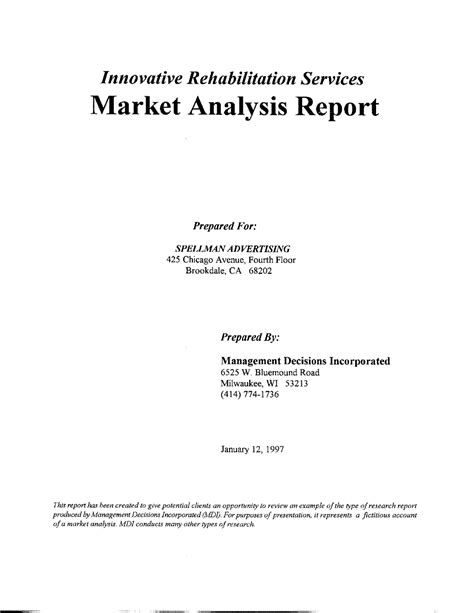 Market Analysis Report Example Research Chem Eng Studocu