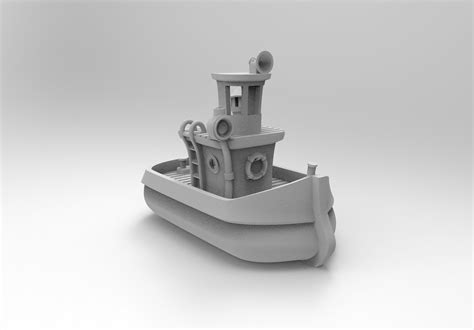 Simple Boat 3d Print Model Cgtrader