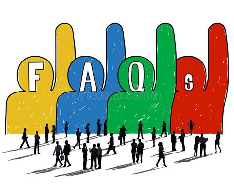Frequently Asked Questions Faq Problems Concept Stock Illustration
