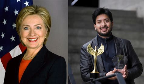 2016 democratic nominee, secstate, senator, hair icon. Hillary Clinton felicita a un joven peruano premiado en ...