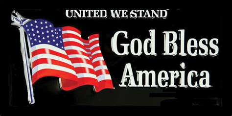 God Bless America Flag