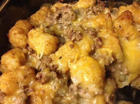 Preheat oven to 350 and spray the bottom of a 7 x 11 casserole dish with nonstick cooking spray. The Best Tater Tot Casserole | Just A Pinch Recipes