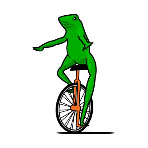Dat Boi Unicycle Frog T Shirt Dat Boi Meme T Shirt Teepublic