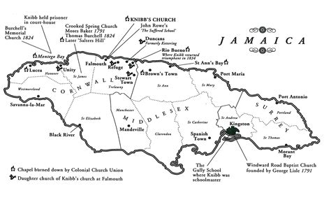 Jamaica During The British Colonial Empire Saint Elizabeth Saint Ann